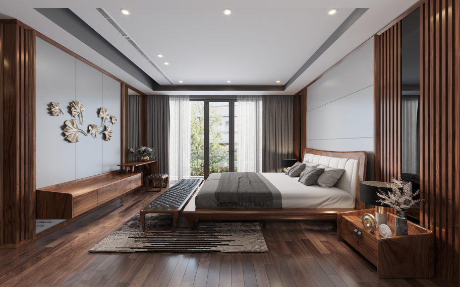 nội thất gỗ tự nhiên cho phòng ngủ