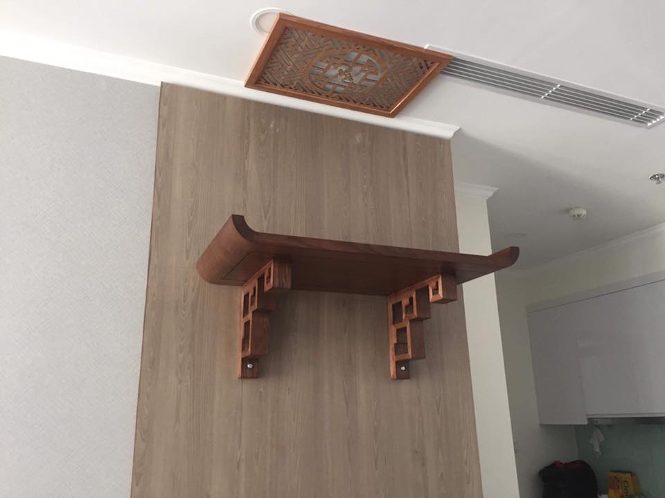 bàn thờ gỗ treo
