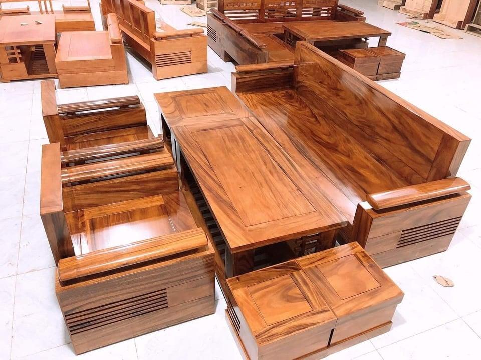 bàn ghế gỗ hương 