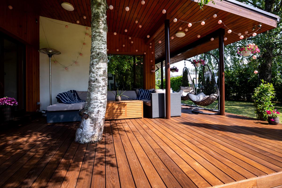  sàn gỗ tự nhiên cho không gian ngoài trời 