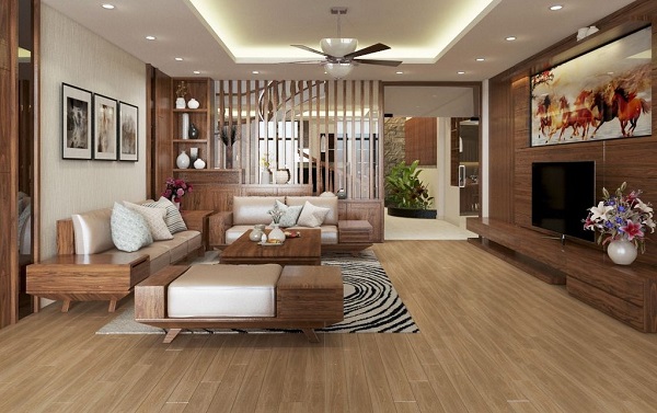 Sử dụng đồ nội thất gỗ giúp tạo tạo vẻ đẹp sang trọng, đẳng cấp cho ngôi nhà